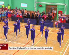 Sportovní hala patřila o víkendu soutěži v aerobiku