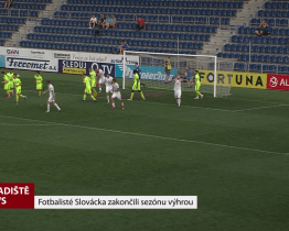 Fotbalisté Slovácka zakončili sezónu výhrou