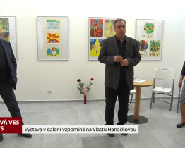Výstava v galerii vzpomíná na Vlastu Hanáčkovou