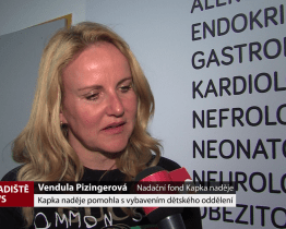 Kapka naděje pomohla s vybavením dětského oddělení