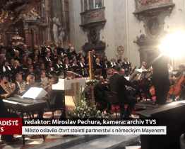 Město oslavilo čtvrt století partnerství s německým Mayenem