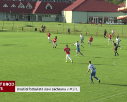Brodští fotbalisté slaví záchranu v MSFL