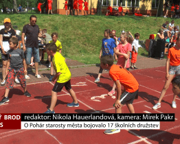 O Pohár starosty města bojovalo 17 školních družstev