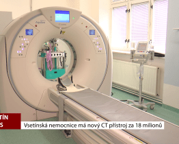 Vsetínská nemocnice má nový CT přístroj za 18 milionů