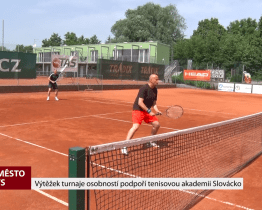 Výtěžek turnaje osobností podpoří tenisovou akademii Slovácko