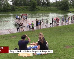 Pátý ročník Lužické míle potrápilo počasí