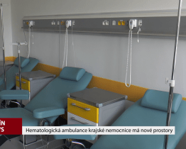 Hematologická ambulance krajské nemocnice má nové prostory