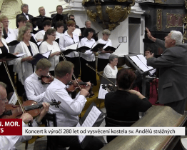 Koncert k výročí 280 let od vysvěcení kostela Svatých andělů strážných