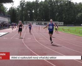 Atleti si vyzkoušeli nový vrhačský sektor
