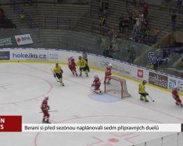 Berani si před sezónou naplánovali sedm přípravných duelů 