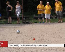 Dvě desítky družstev se utkaly v petanque