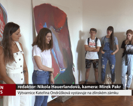 Výtvarnice Kateřina Ondrůšková vystavuje na zlínském zámku