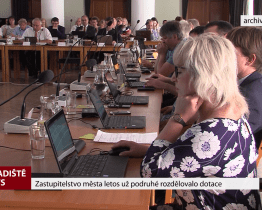 Zastupitelstvo města letos podruhé rozdělovalo dotace