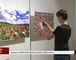 Výstava I LOVE ZLÍN zdobí prostory Alternativy