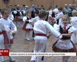 Setkání seniorů tentokrát proběhlo ve sportovní hale 