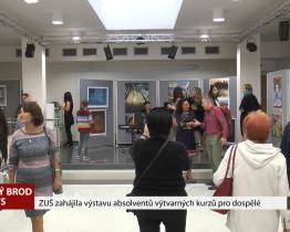 ZUŠ zahájila výstavu absolventů výtvarných kurzů pro dospělé
