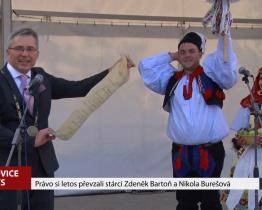 Právo si letos v Kunovicích převzali stárci Zdeněk Bartoň a Nikola Burešová