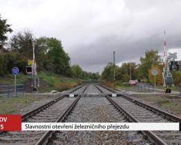 Obyvatelé Kyjova slavnostně otevřeli železniční přejezd 