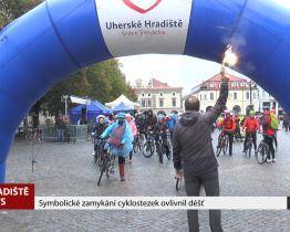 Symbolické zamykání cyklostezek ovlivnil déšť 