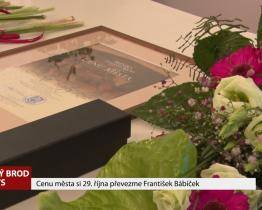 Cenu města Uherský Brod si 29. října převezme František Bábíček