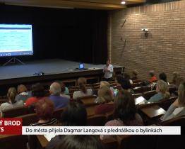 Do Brodu přijela Dagmar Langová s přednáškou o bylinkách