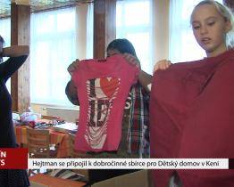 Hejtman se připojil k dobročinné sbírce pro dětský domov v Keni