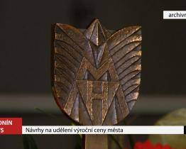 Občané mohou podávat návrhy na udělení výroční ceny města