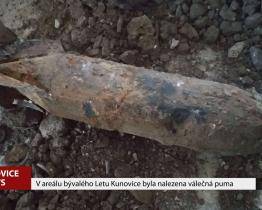 V areálu bývalého Letu Kunovice byla nalezena bomba