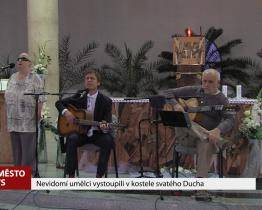 Nevidomí umělci vystoupili v kostele svatého Ducha 