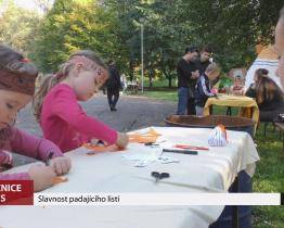 Slavnost padajícího listí vylákala do parku desítky lidí