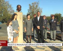 V Otrokovicích byla odhalena busta T. G. Masaryka