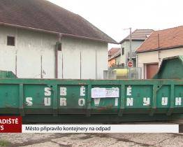 Město připravilo kontejnery na odpad