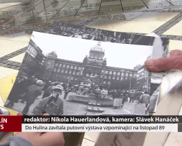 Do Hulína zavítala putovní výstava připomínající listopad 1989