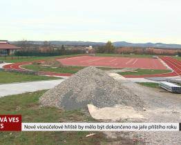 Nové víceúčelové hřiště by mělo být dokončeno na jaře příštího roku