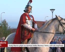 Svatý Martin přijel na náměstí Velké Moravy i letos