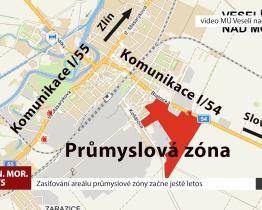 Zasíťování areálu průmyslové zóny začne ještě letos