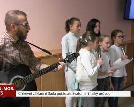 Církevní základní škola pořádala Svatomartinský průvod
