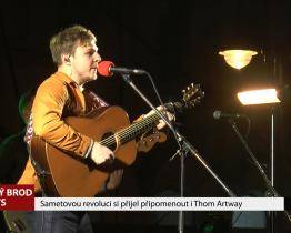 Sametovou revoluci si přijel připomenout i Thom Artway