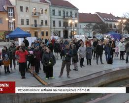 Na Masarykově náměstí proběhlo vzpomínkové setkání