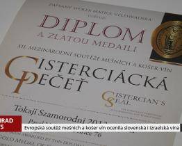 Evropská vinařská soutěž ocenila slovenská i izraelská vína