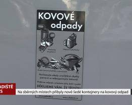 Na sběrných místech přibyly šedé kontejnery 