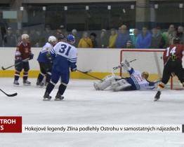 Hokejové legendy Zlína podlehly Ostrohu po nájezdech