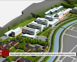 Kraj zahájil výběrové řízení na studii modernizace zlínské nemocnice