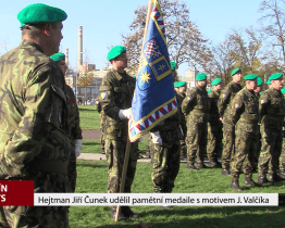 Hejtman Jiří Čunek udělil pamětní medaile s motivem J. Valčíka