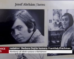 Klenbový sál zdobí výstava věnovaná Josefu Abrhámovi
