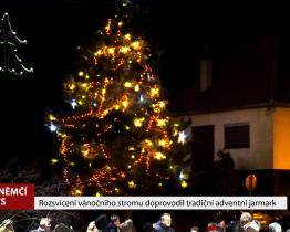 Rozsvícení vánočního stromu doprovodil tradiční adventní jarmark