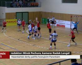 Házenkářské derby patřilo hostujícím Panenkám