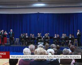 Třetí předvánoční koncert se nesl v duchu dechové hudby Straňanka
