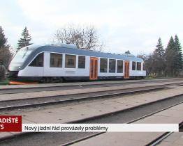 Nový jízdní řád provázely problémy