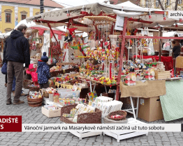 Vánoční jarmark na Masarykově náměstí začíná už tuto sobotu
